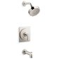 Kohler Castia Rite-Temp Bath and Shower Faucet Trim Kit with 1.75 gpm in Vibrant Polished Nickel, , large