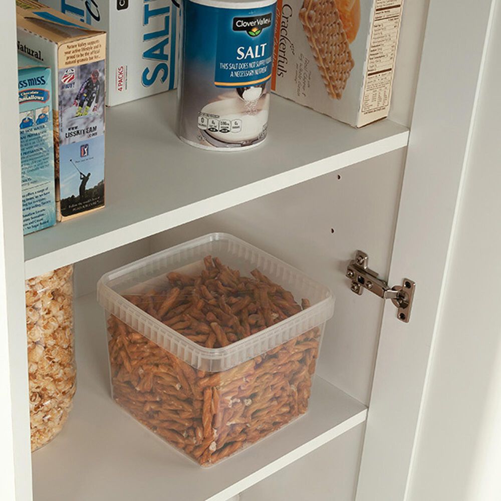 Sauder Homeplus Single Door Pantry in Soft White, , large