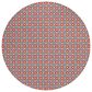 Dalyn Rug Company Marlo 10" Round Red Indoor/Outdoor Area Rug, , large
