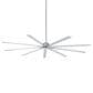 Minka-Aire Xtreme 96" Ceiling Fan in Brushed Nickel, , large