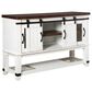 Signature Design by Ashley Valebeck Dining Room Server in White/Brown, , large