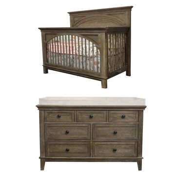 Eastern Shore Leland 2 Piece Nursery Set in Sandwashed, , large