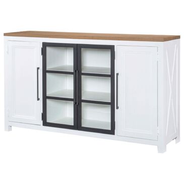 Legacy Classic Franklin Credenza in Natural, White and Black, , large