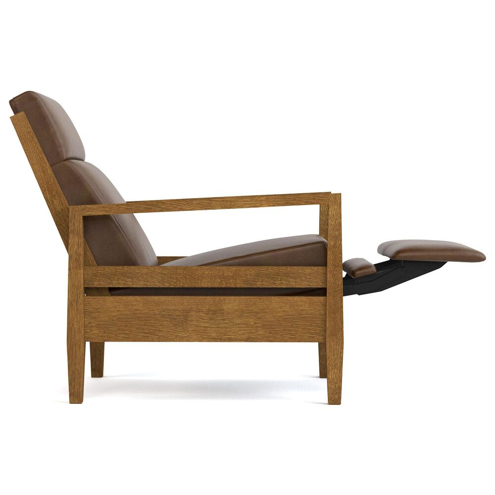 Stickley Furniture Surrey Hills Push Back Recliner in Morganton Cola, , large