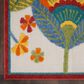 Nourison Aloha 12" x 15" Bright Blue, Neutral Ivory, Yellow and Red Indoor/Outdoor Area Rug, , large