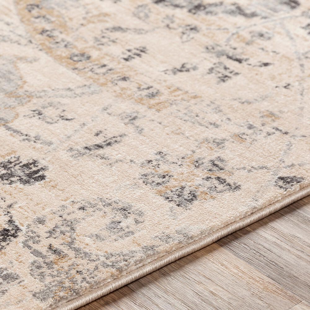 Surya Indigo IGO-2319 6&#39;9&quot; x 9&#39; Black, Gray and Beige Area Rug, , large