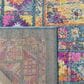Safavieh Madison MAD133A 4" x 6" Light Blue and Orange Area Rug, , large