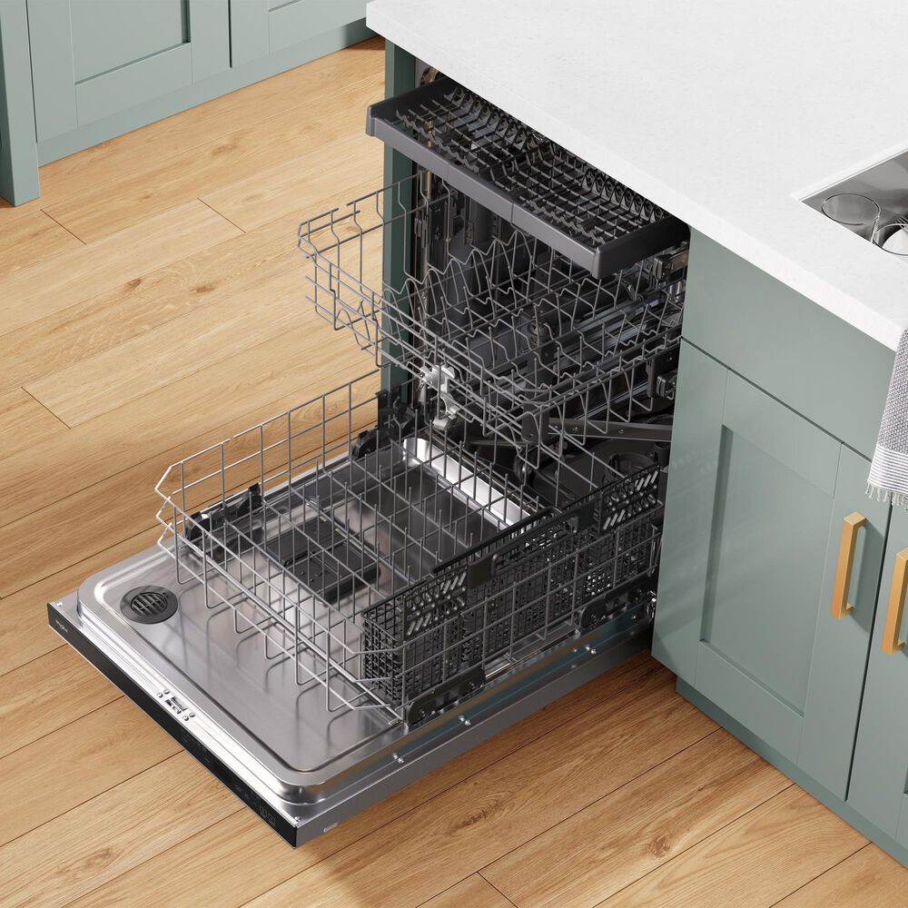 Whirlpool 24&quot; Fully Integrated Dishwasher in Fingerprint Resistant Stainless Steel, , large