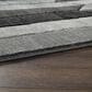 Ashley Chayse 6"6" x 9"6" Black and Gray Area Rug, , large