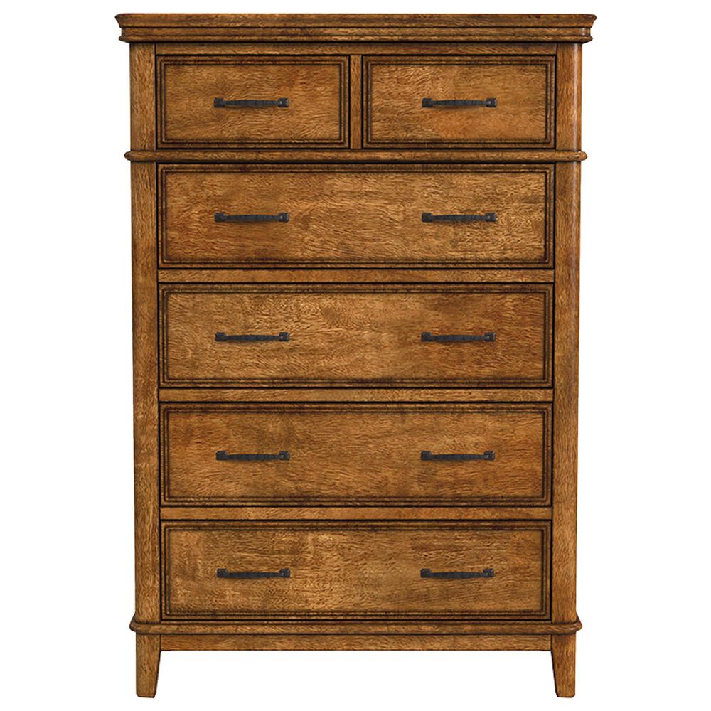 A-America Bandalier 5-Piece King Bedroom Set in Warm Russet, , large