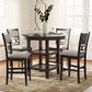 Ashley Langwest 5-Piece Counter Height Dining Set in Cherry Brown, , large
