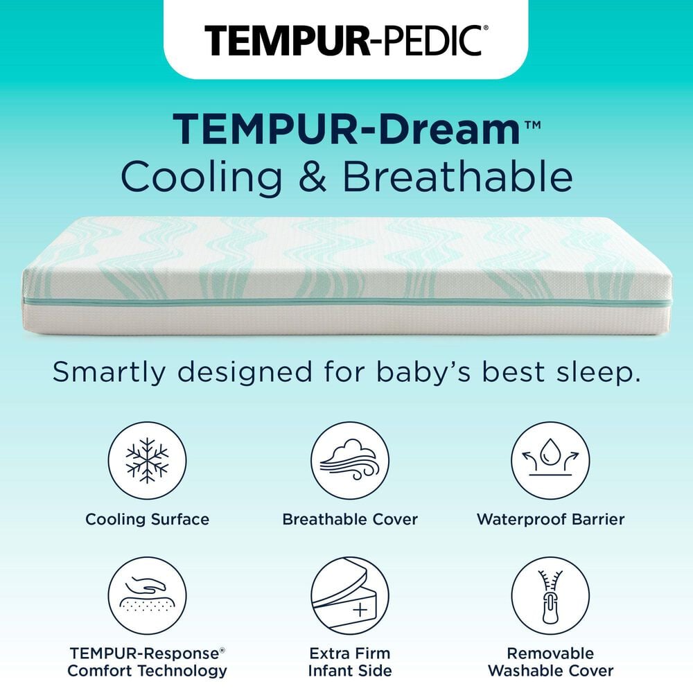 Tempur-Pedic Tempur-Dream 2-Stage Crib Mattress, , large