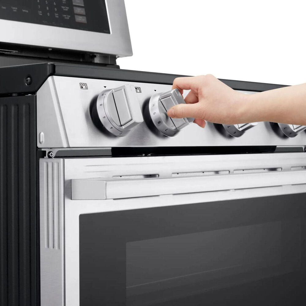 LG 7.3 Cu. Ft. Smart Electric Double Oven Freestanding Range in Stainless Steel, , large