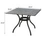 Hearth and Haven Olmsted 5-Piece Outdoor Dining Set in Black, , large