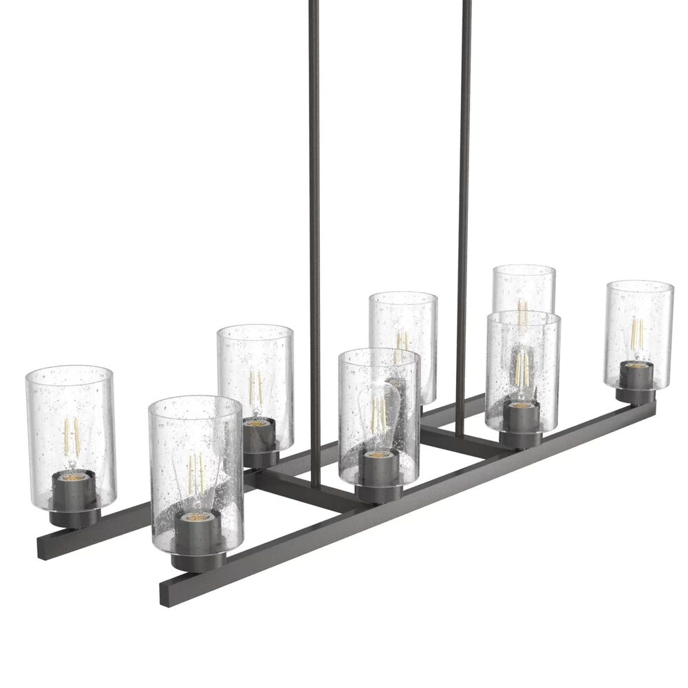 Hunter Hartland 8-Light Linear Chandelier in Noble Bronze, , large