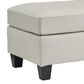 Ashley Genoa Ottoman in Coconut, , large