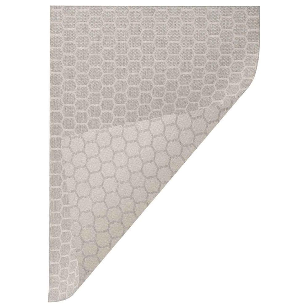 Nourison Twist Reversible 6&#39; x 9&#39; Grey Indoor/Outdoor Area Rug, , large