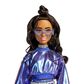 Barbie Deluxe Style - Metallic Outfit Doll No. 7 in Icy Blue, Brown and Silver, , large