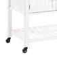 Valor Living Stirling Kitchen Cart in White, , large