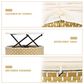 HOMLUX Patio Furniture Round Outdoor Sectional Sofa Set in Beige, , large