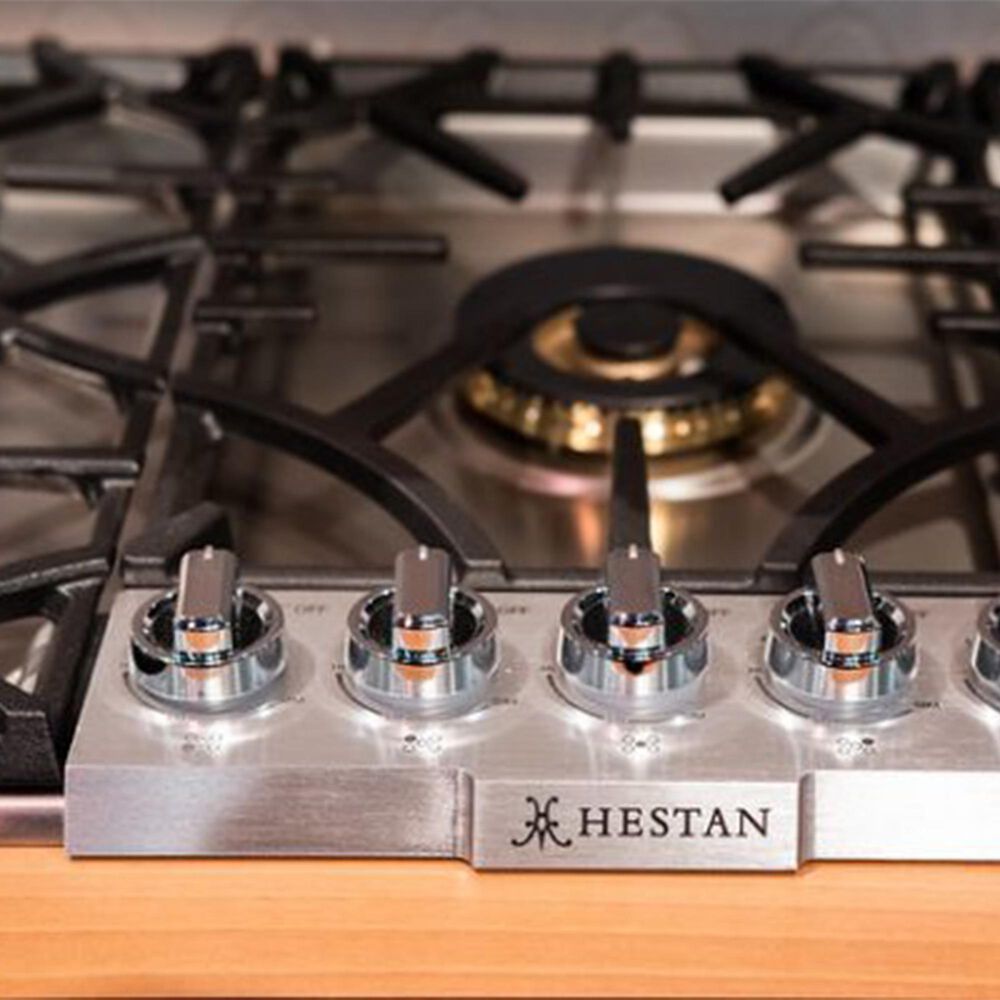 Hestan 36" Gas Sealed Cooktop in Stainless Steel Nebraska Furniture Mart