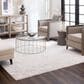 Karastan Solitude Mandawa 10" x 14" Cream Dark Grey Area Rug, , large