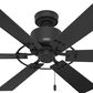 Hunter Gilrock 52" Ceiling Fan in Matte Black, , large