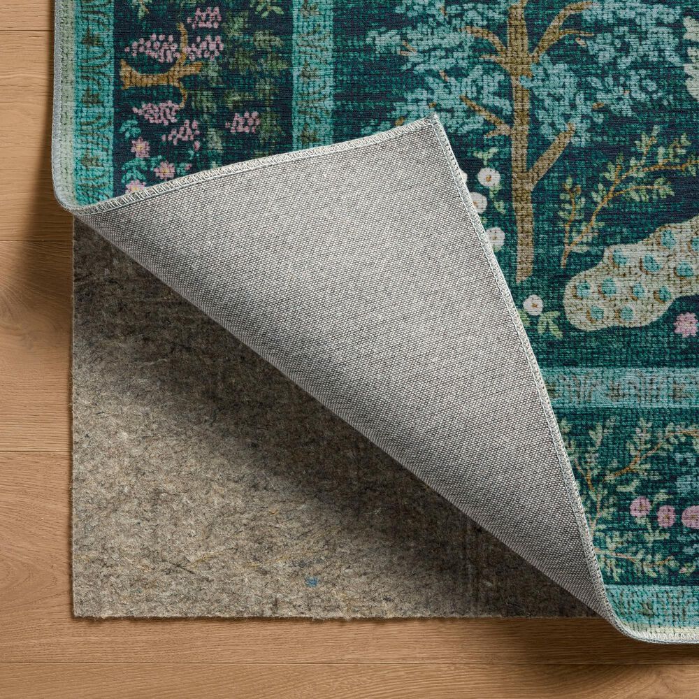 Loloi Canopy Peacock Forest Teal 8&#39;6&quot; x 11&#39;6&quot; Area Rug, , large