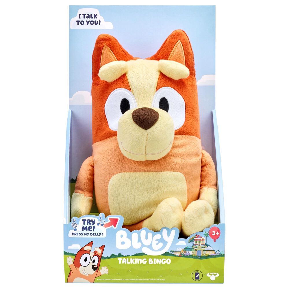 Bluey S5 Sound Effects Stuffed Plush - Bingo in Multicolor, , large