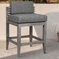 Armen Living Vivid Patio Bar Stool in Light Gray, , large