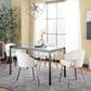 LumiSource Claire Accent Chair in White, , large