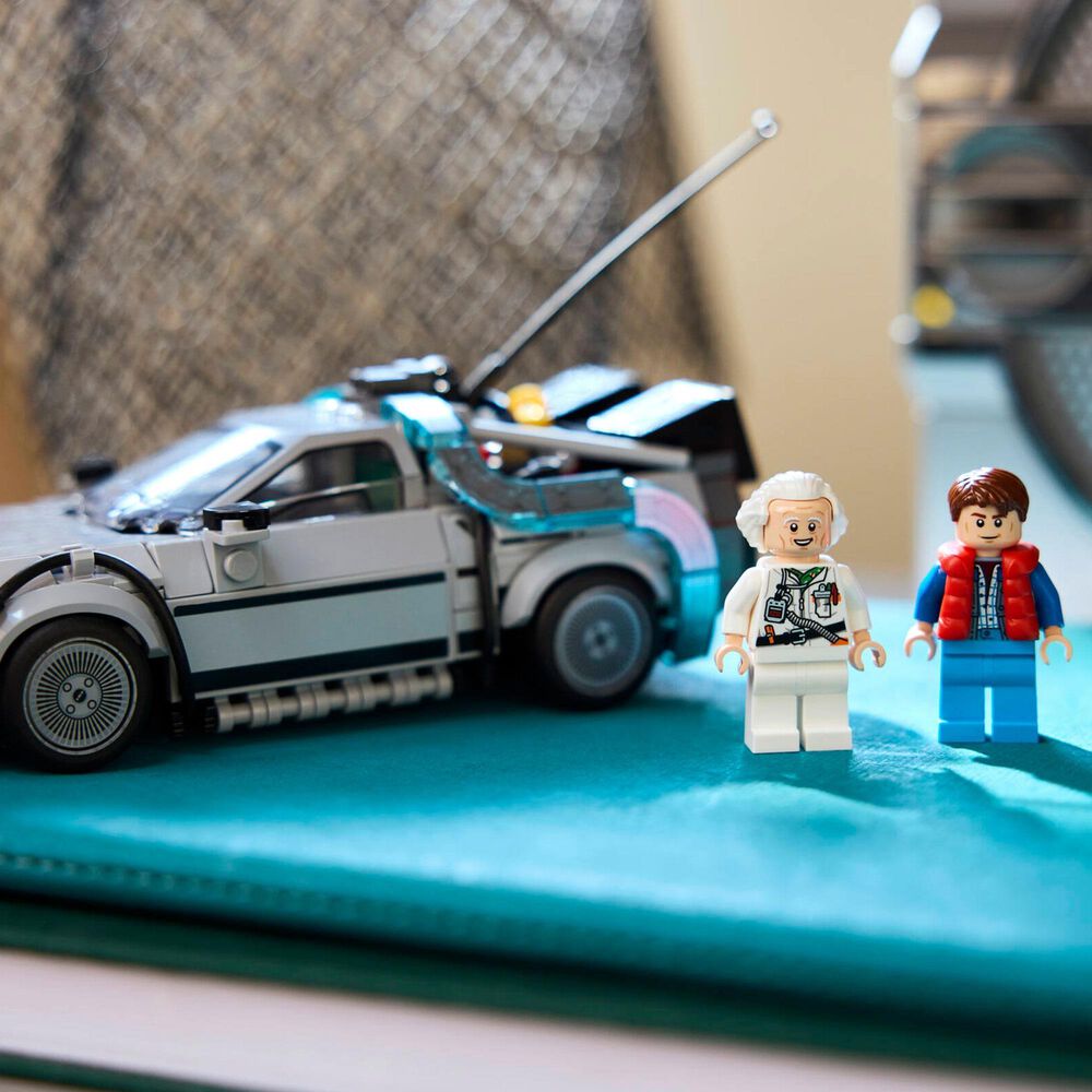 LEGO Speed Champions Time Machine from Back to the Future Building Set, , large