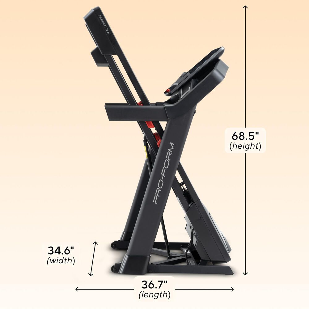 ProForm Carbon TLX Folding Treadmill with iFIT, , large