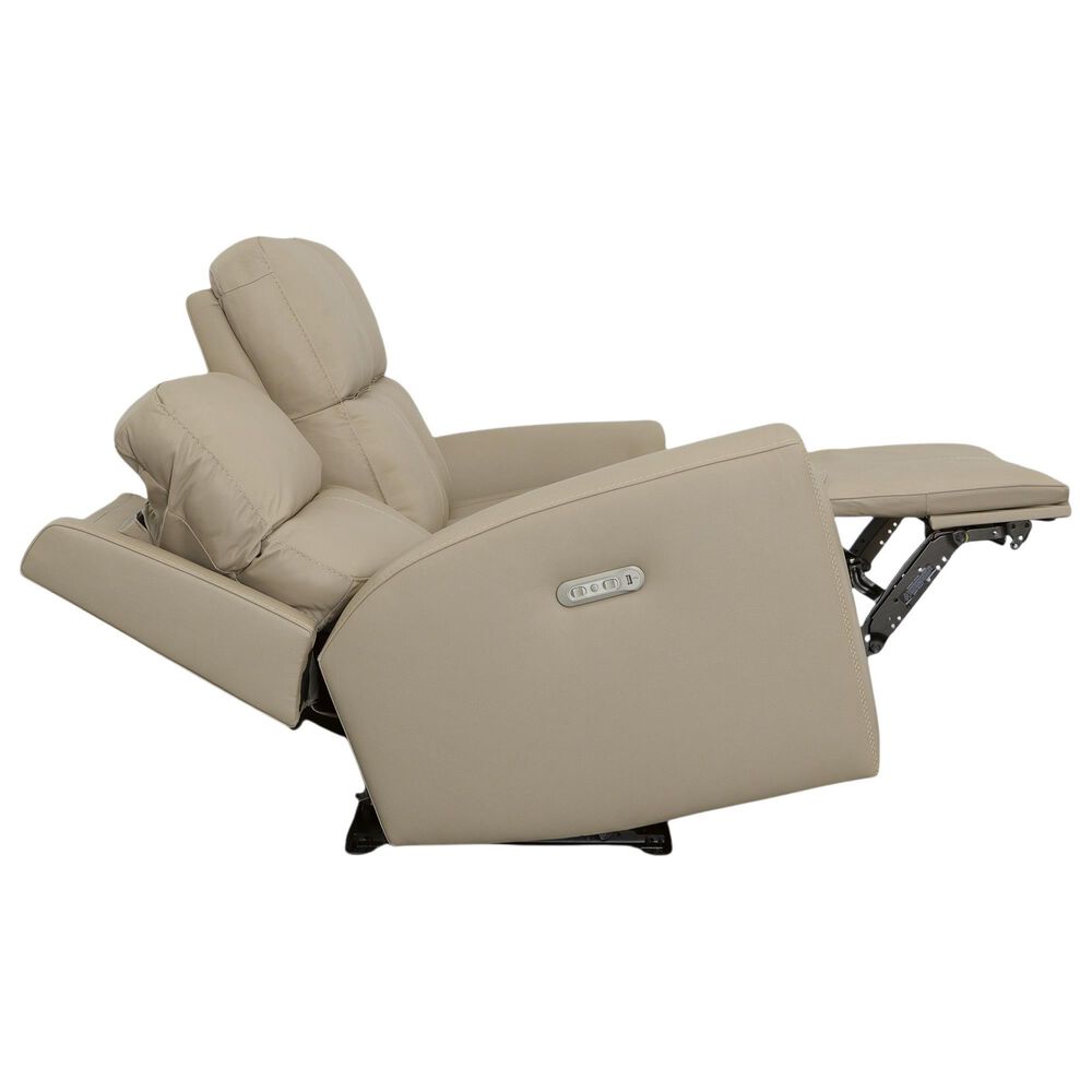 Flexsteel Jarvis Power Reclining Sofa with Headrests in Parchment, , large