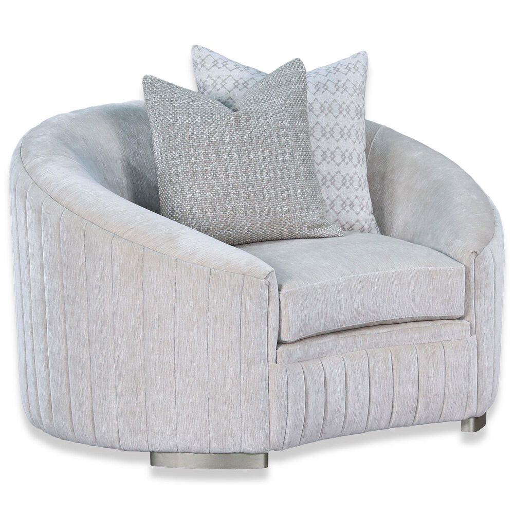 Aria Designs Arabella Accent Chair in Flurry, , large