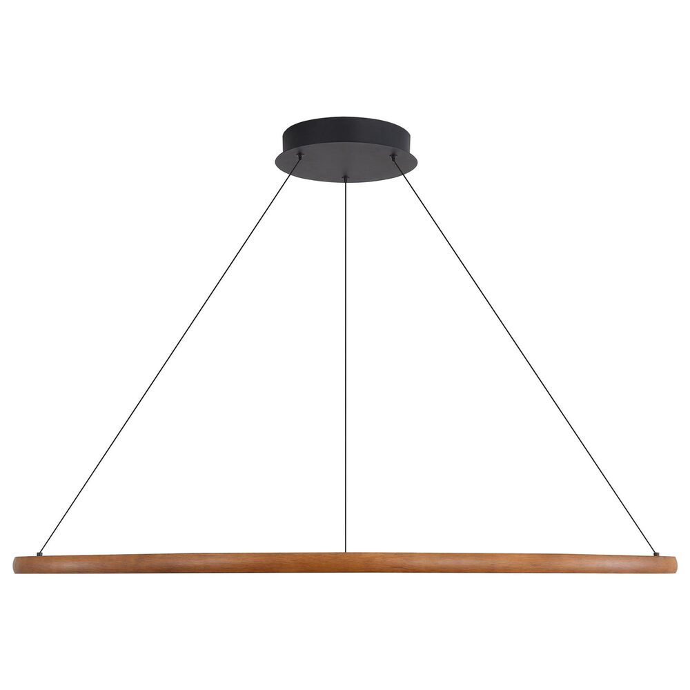 Golden Lighting Veritas 59" 1-Light Chandelier in Driftwood, , large