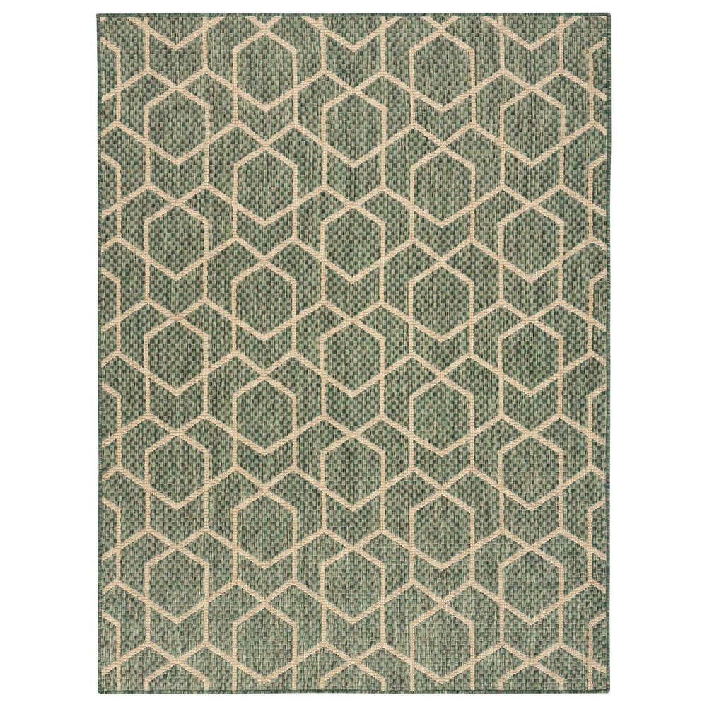 Nourison Horizon HOZ01 Green 10&#39; x 14&#39; Indoor/Outdoor Area Rug, , large