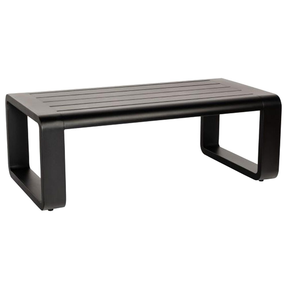 Woodard Vale Coffee Table in Textured Black - Table Only, , large