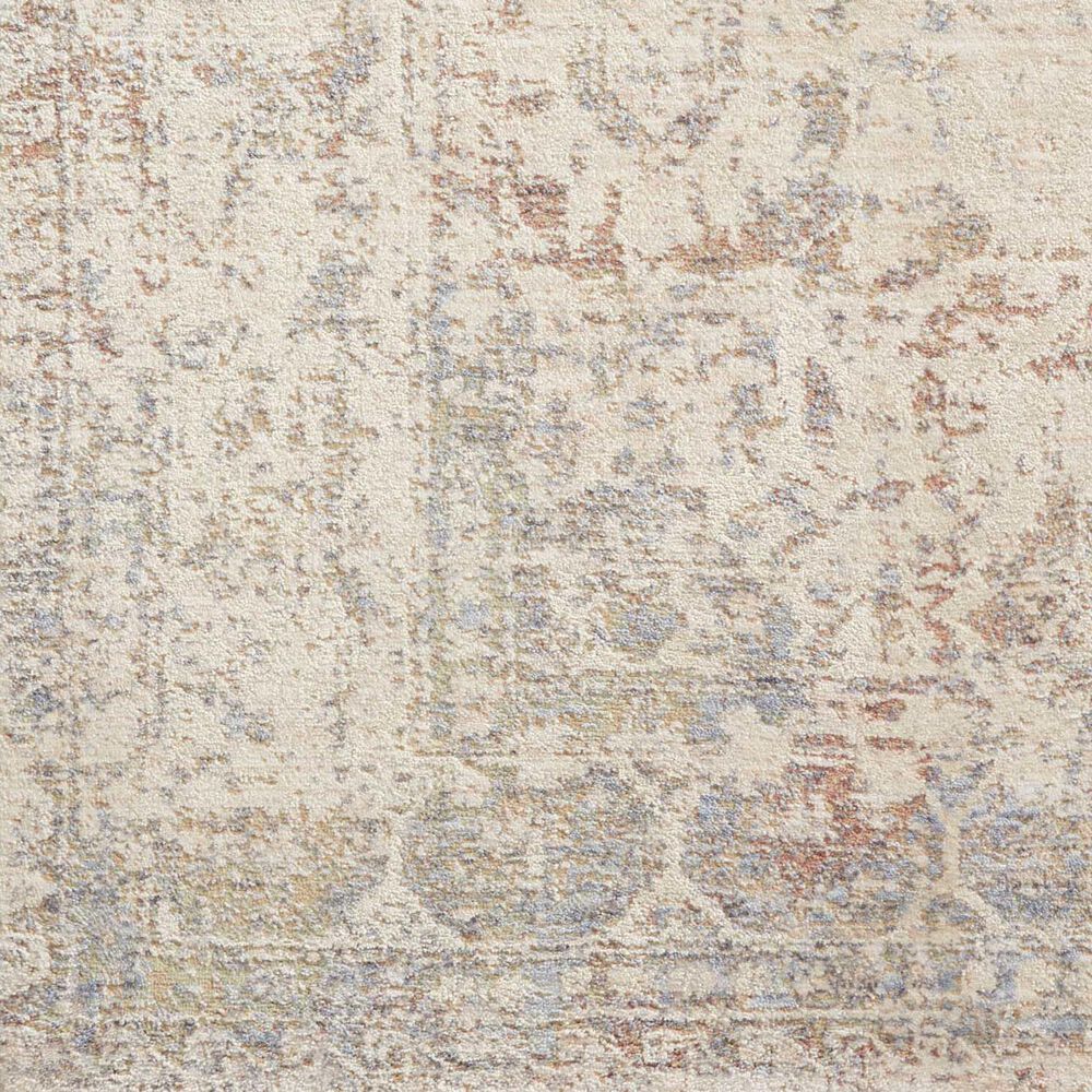Magnolia Home Carlisle 5&#39;3&quot; Round Ivory and Multicolor Area Rug, , large