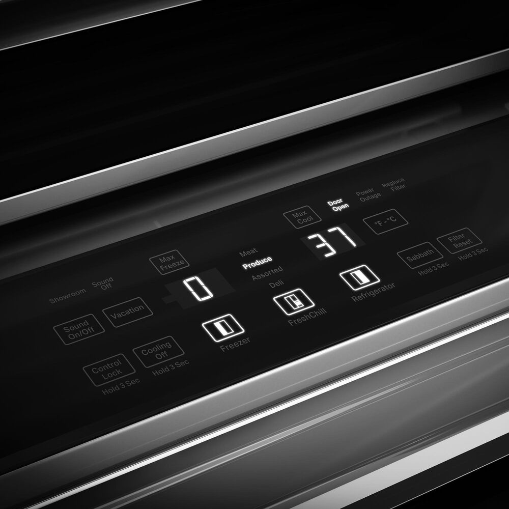 KitchenAid 25.5 Cu. Ft. Built-In Side-by-Side Refrigerator with Platinum Interior in Panel Ready, , large