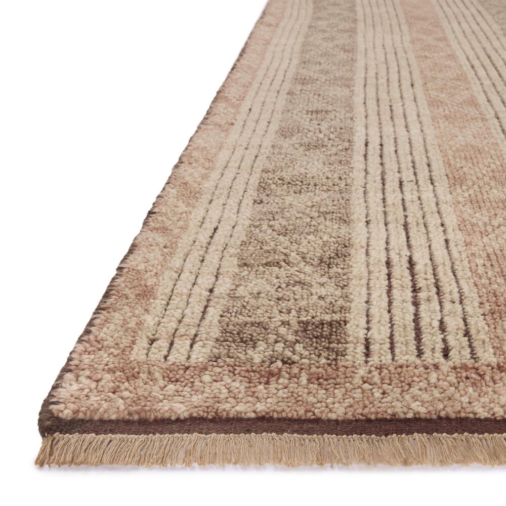 Loloi Granada Mocha and Brown 4&#39; x 6&#39; Area Rug, , large