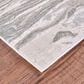 Feizy Prasad Abstract 10" x 13"2" Light Gray Area Rug, , large