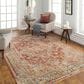 Surya Aspendos APS-2322 10" x 13"11" Rust, Teal, Mustard, Black, Medium Gray, Charcoal and Light Beige Area Rug, , large