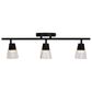 Vaxcel Dalton 3-Light Semi Flush Mount in Matte Black, , large