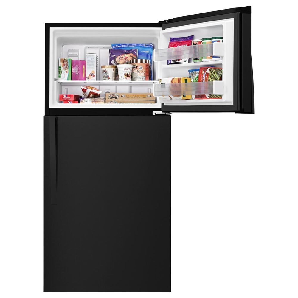 Whirlpool 19 Cu. Ft. Top-Freezer Refrigerator with LED Interior Lighting in Black, , large