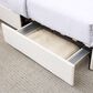 Hearth and Haven Liv Queen Storage Platform Bed in Ivory, , large