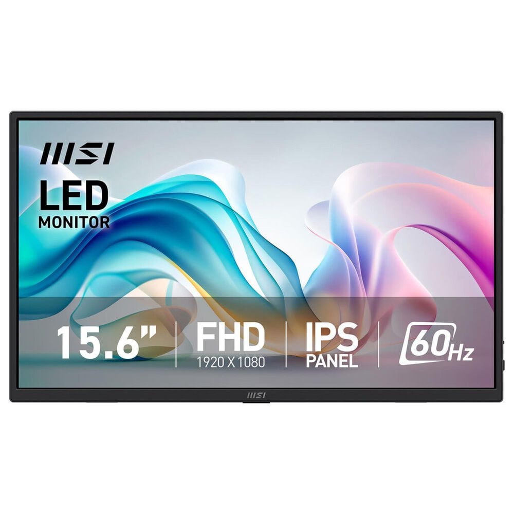 MSI 15.6" Full HD IPS Portable Monitor in Matte Black, , large