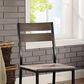 Furniture of America Childers Side Chair in Antique Brown and Black (Set of 2), , large