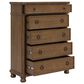 Ashley Rowlenstown King Panel Bed with Dresser, Chest, and Two Nightstands in Brown, , large