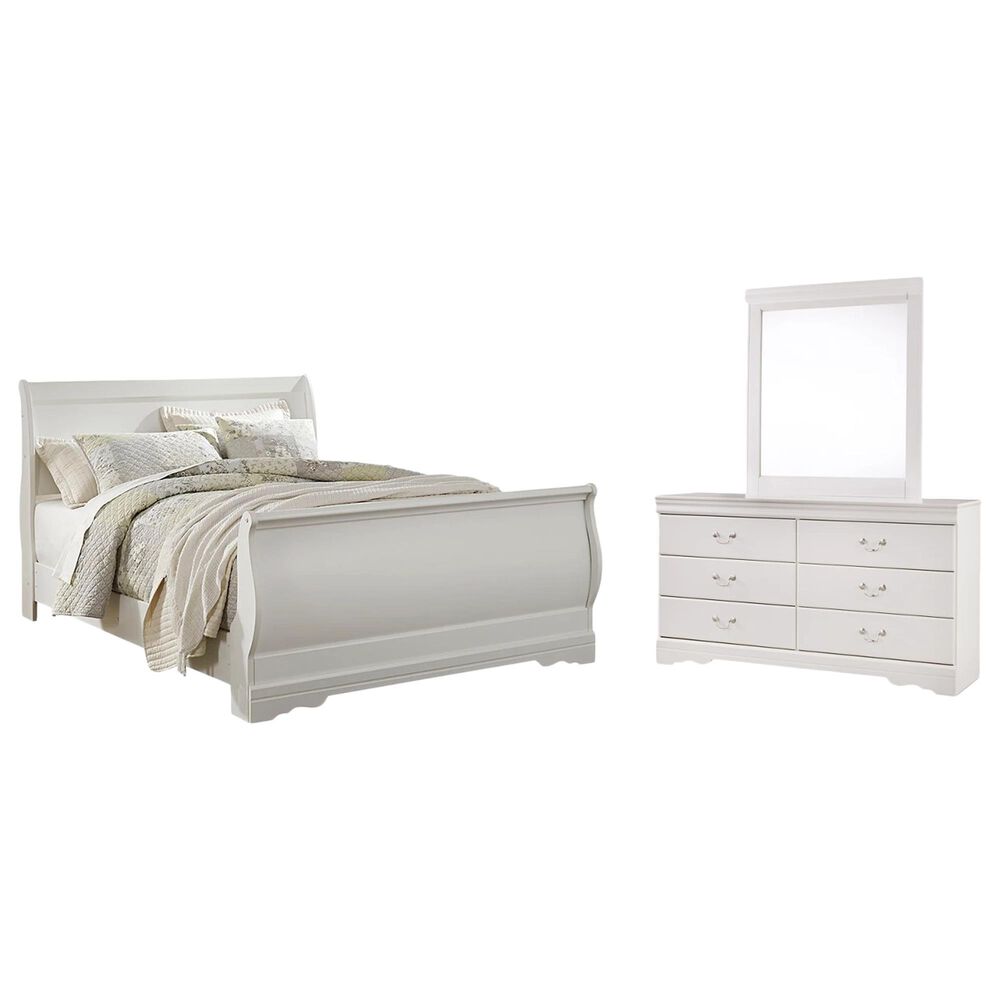 Ashley Anarasia 3-Piece Queen Bedroom Set in White, , large